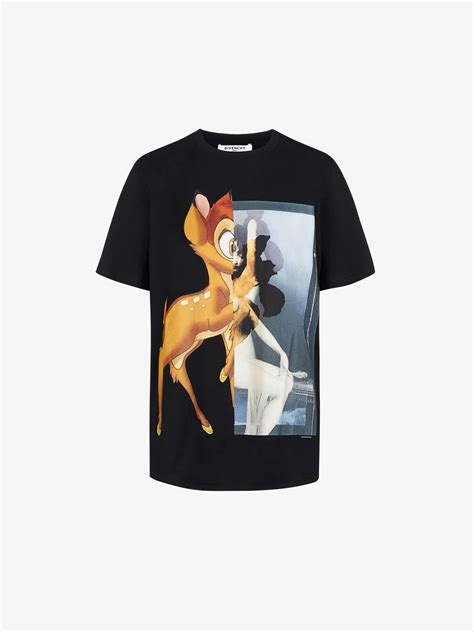 givenchy bambi t shirts|givenchy bambi print colors.